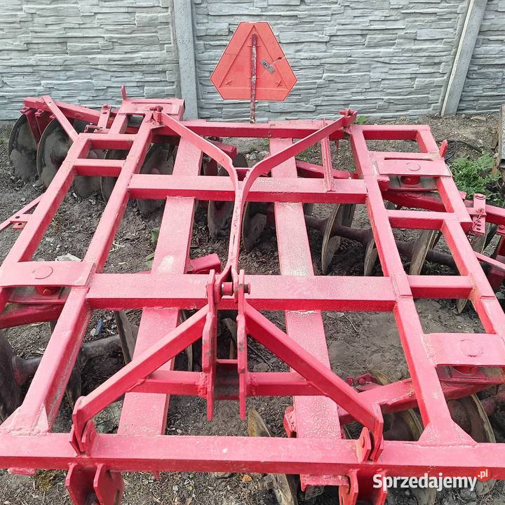 Brona talerzowa talerzówka Agromet 3 metry nieuszkodzony Gozdowo