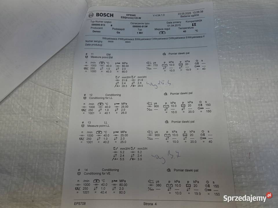 WTRYSKI WTRYSKIWACZE OPEL ASTRA J ZAFIRA C MOKKA
