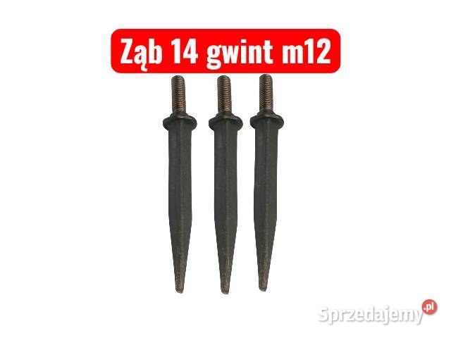 Ząb brony 14x150 M12 solidny tani nowe zęby Do maszyn uprawowych warmińsko-mazurskie Kowale Oleckie
