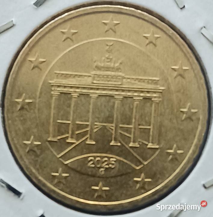 50 Centów Niemcy 2025 r men G Konin sprzedam