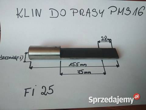 KLIN ZABIERAK PRASA MIMOŚRODOWA PMS 63 10 16 T Bydgoszcz