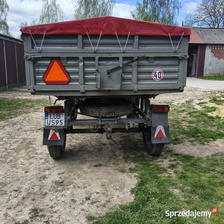 Autosan D47A przyczepa rolnicza Krzczonów-Folwark