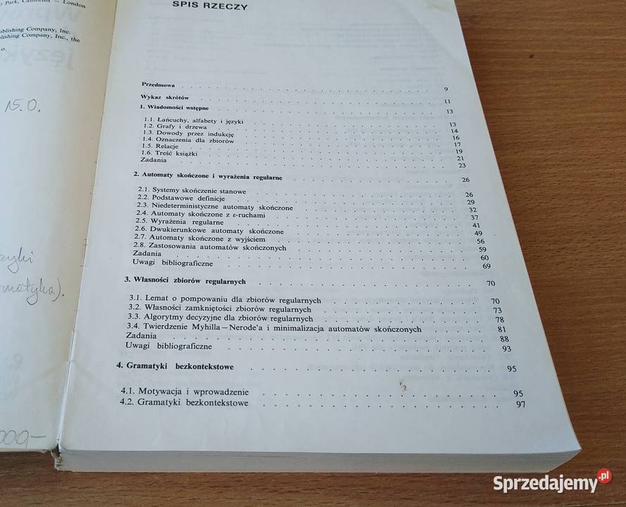 Wprowadzenie do teorii automatów języków i Gdańsk
