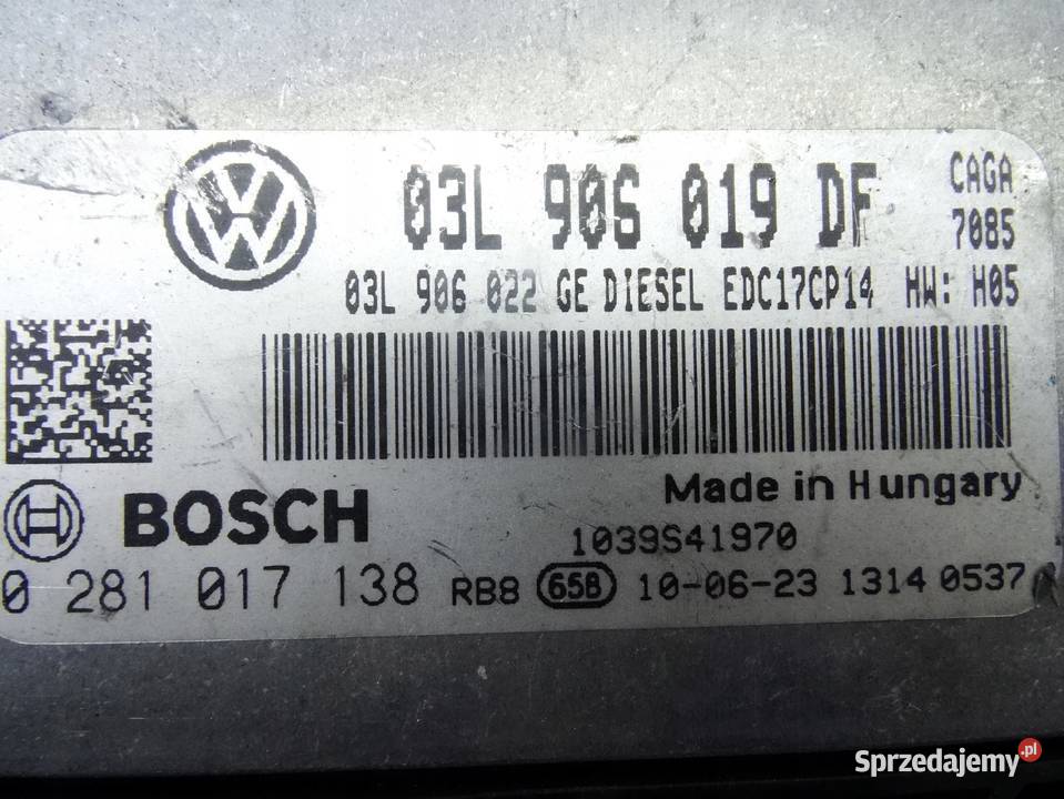 SEAT EXEO 20 STEROWNIK SILNIKA 03L906019DF