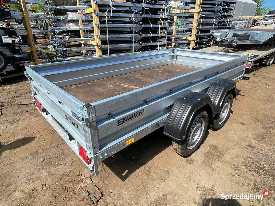 Przyczepa dwuosiowa Zasław 330TD 750 DMC Raty 445kg Piła