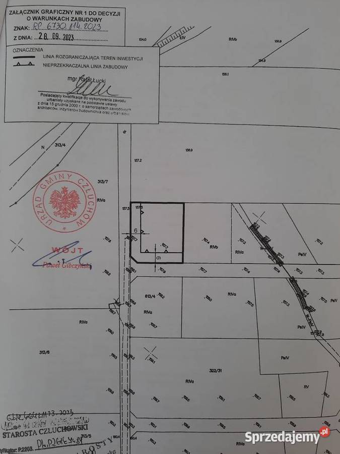 Działka budowlana Człuchów