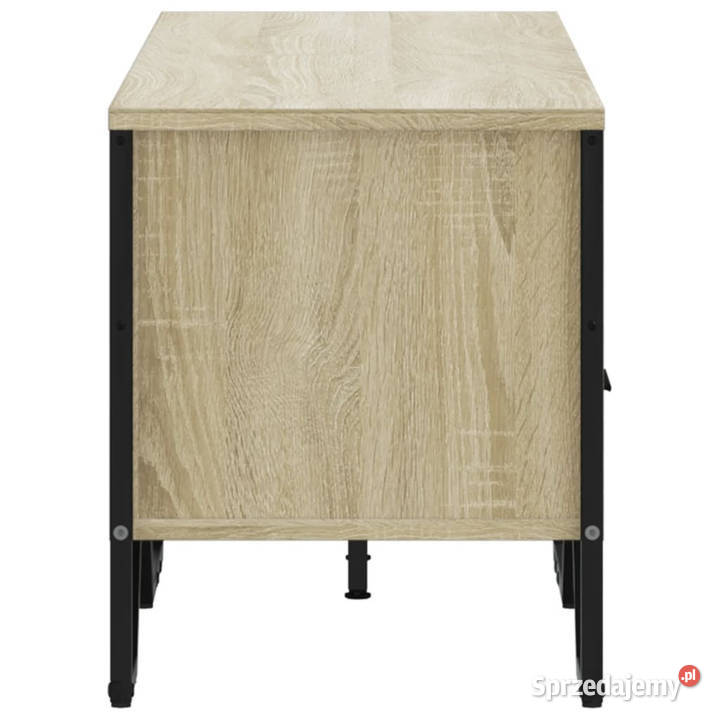 Szafka pod TV dąb sonoma 122x34x41 materiał RTV