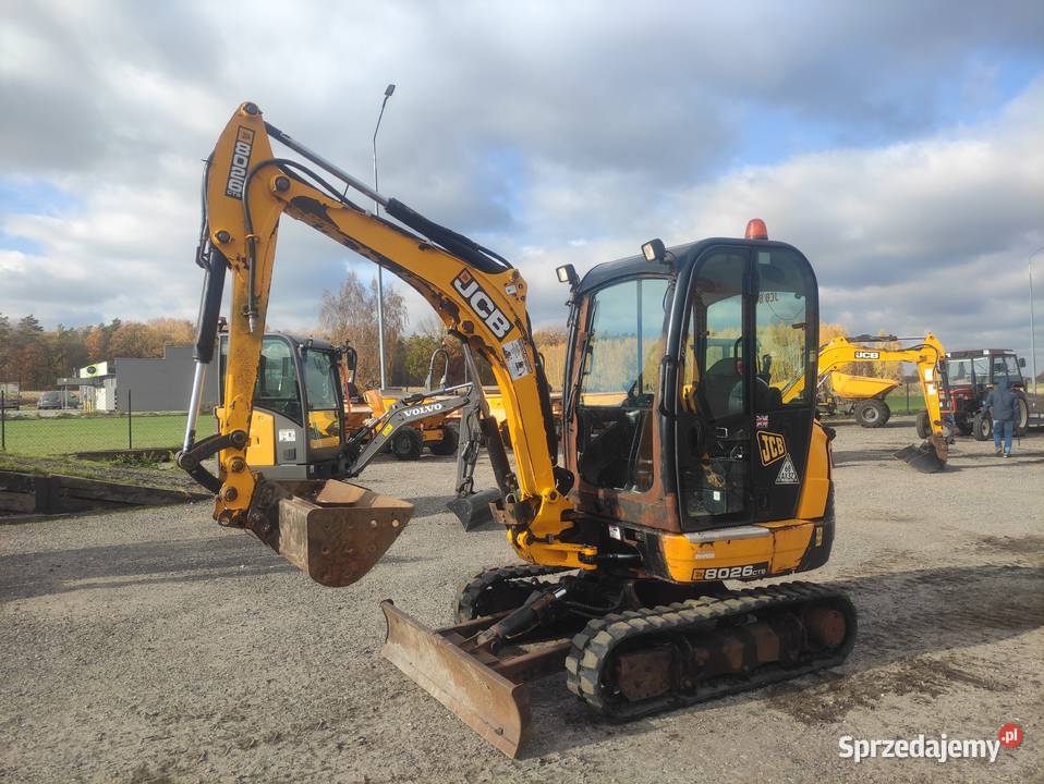 Minikoparka JCB 8026 CTS 2019r 2400mtg Ryżki