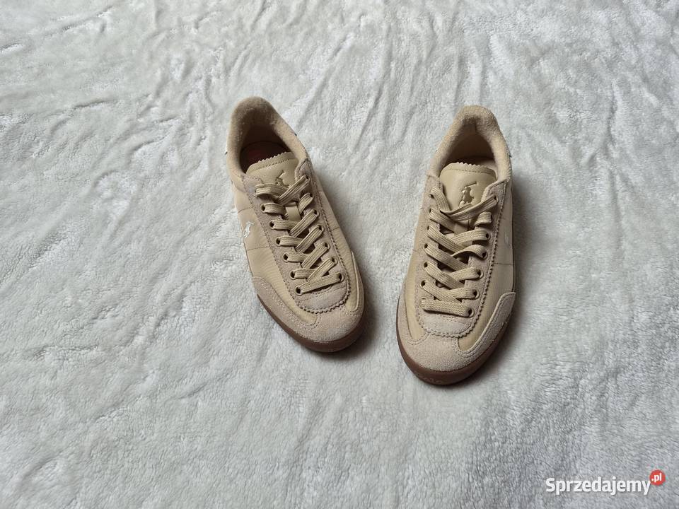Nowe beżowe sportowe buty damskie sneakersy Polo 23.5cm