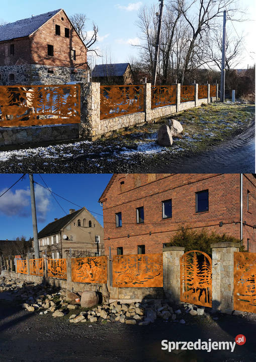 projektowanie DXF SVG Bramy przesuwne ogrodzenie sprzedam