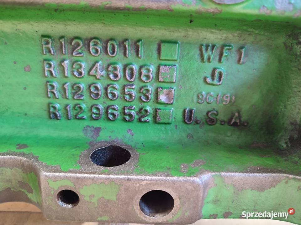 WOM R134308 R129652 JOHN DEERE 6810 wielkopolskie Wilkowo