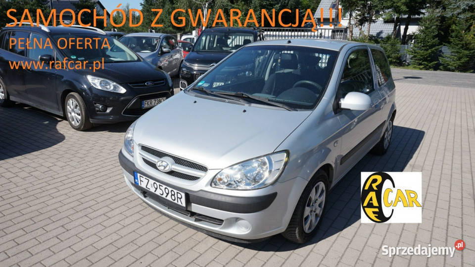 Hyundai Getz zarejestrowany ubezpieczony 1399cm3 Zielona Góra