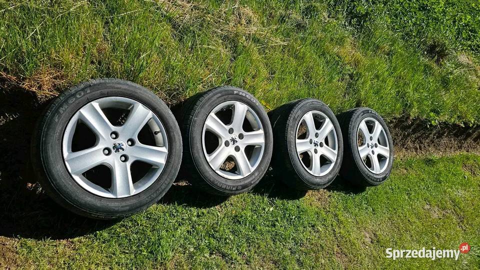 Alufelgi 16 Peugeot z oponami letnimi Kąclowa