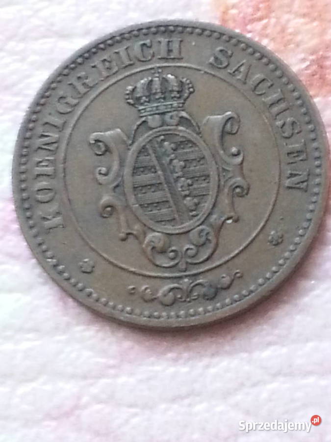 1189 Niemieckie Monety Saksonia Szczecin