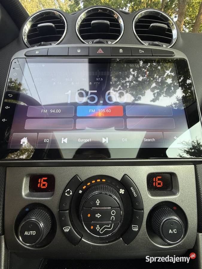 Peugeot 308 T7 16 panoramiczny dach ekran nieuszkodzony Halinów