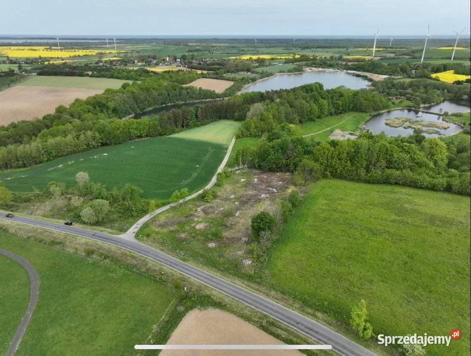 Dzialka jeziorem Marszewo zachodniopomorskie 72000m2 Sprzedaż Postomino