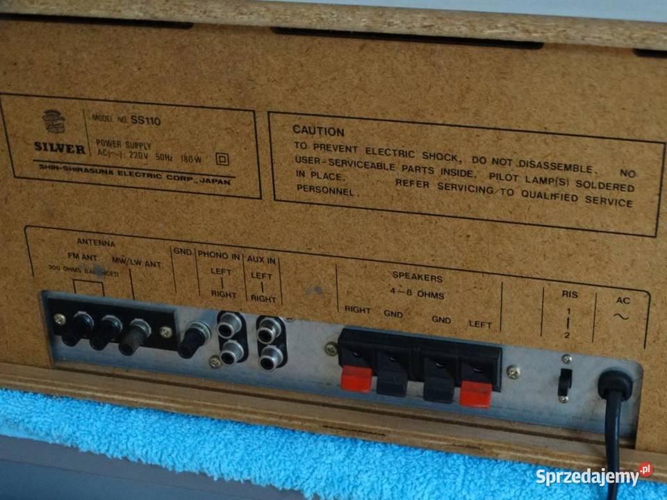 Amplificateur Intégré Hi-Fi Silver SS 110 – Vintage Japon, Neuf En Carton (jamais Utilisé)