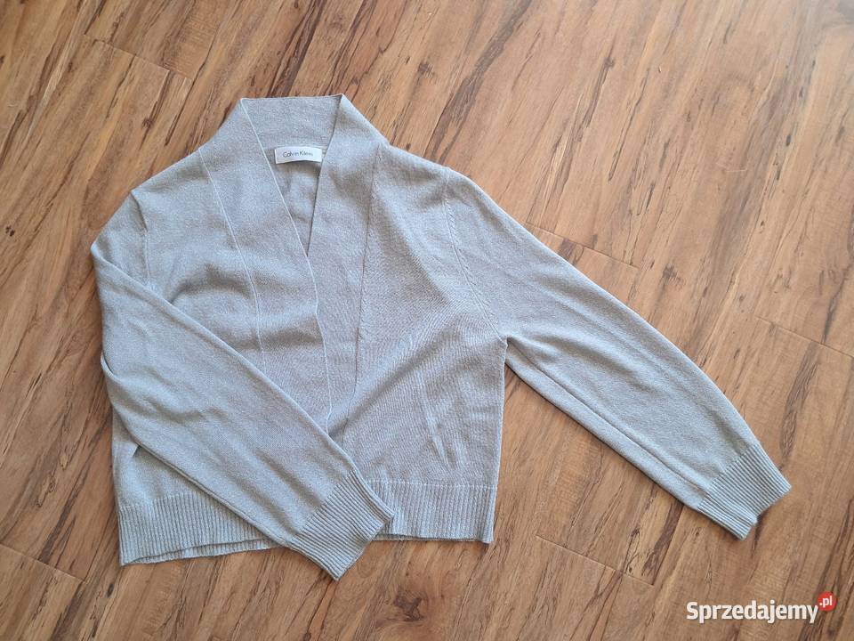 Srebrny sweterek Calvin Klein rozmiar S stan Rozmiar 36(S) Sandomierz