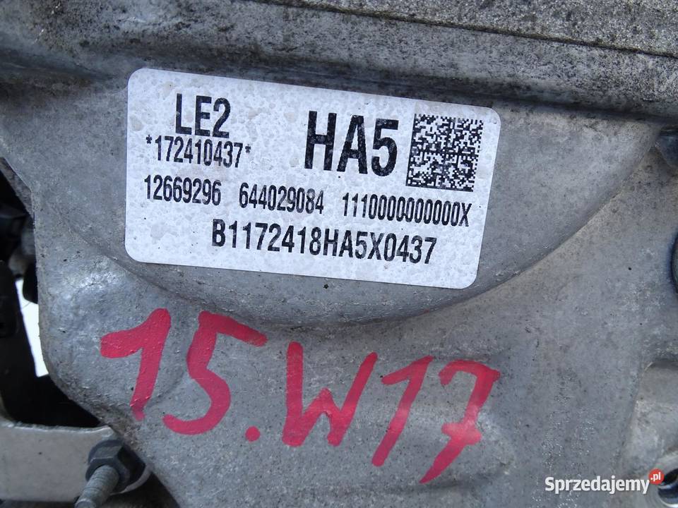 SILNIK SŁUPEK B14XFL LE2 14 TURBO 125 OPEL ASTRA małopolskie