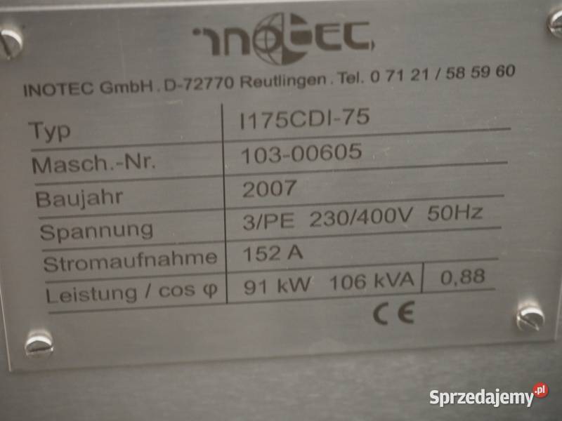 Inotec I175CDI75 emulgator Krotoszyn sprzedam