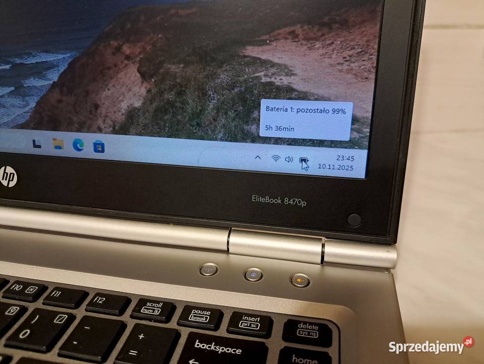 Laptop Hp EliteBook 8470p cpu i5 ram 8GB SSD 1TB Kraków