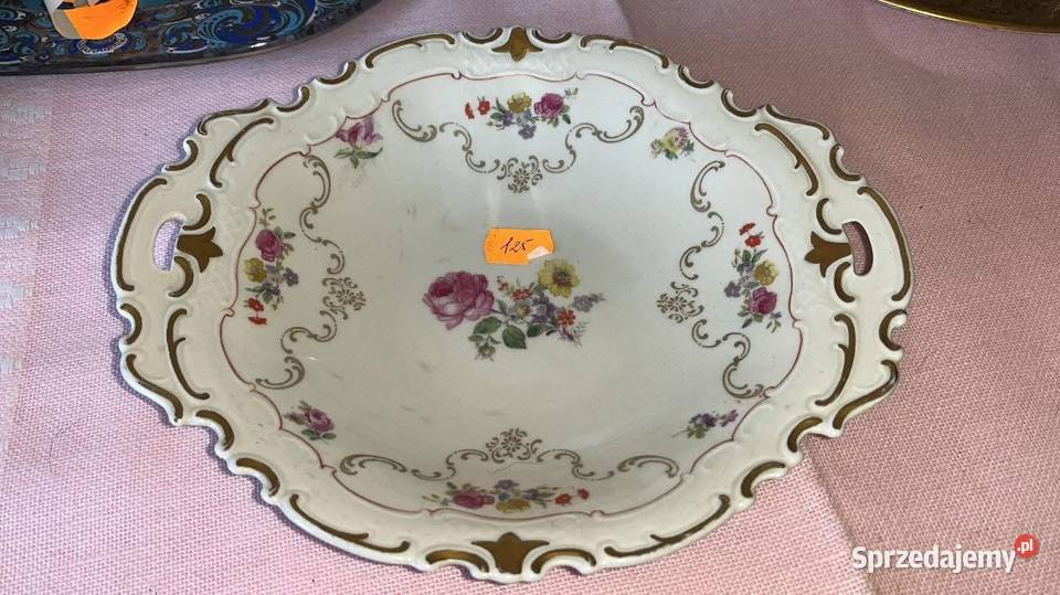 Patera Syg Reichenbach Bukiet kwiatów w lustrze Gdańsk sprzedam