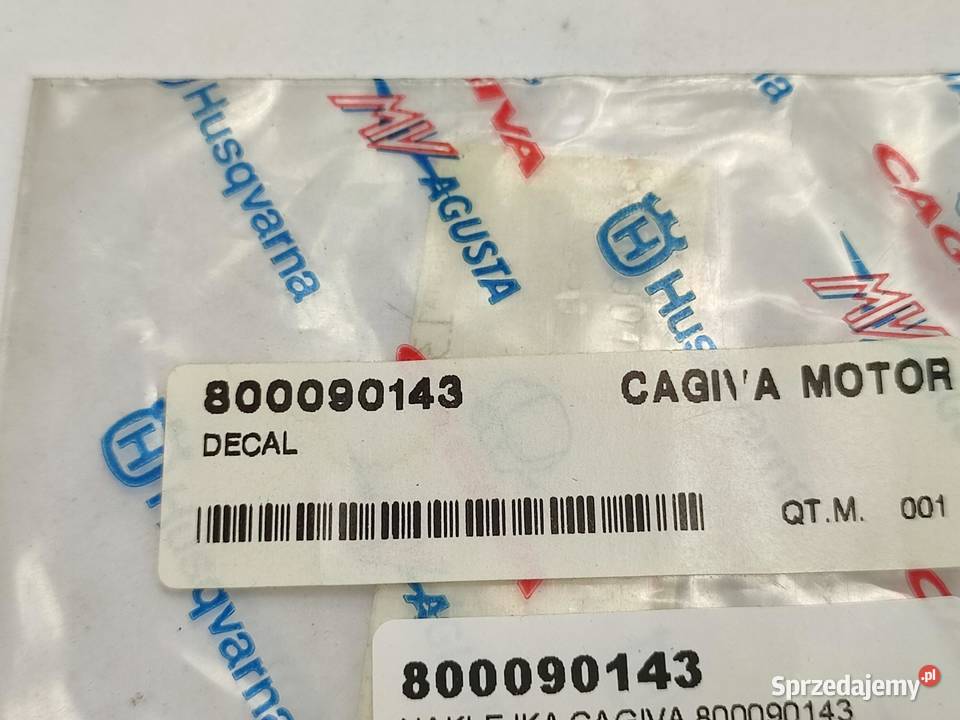 NAKLEJKA CAGIVA NA BAK CAGIVA PLANET 125 125cc