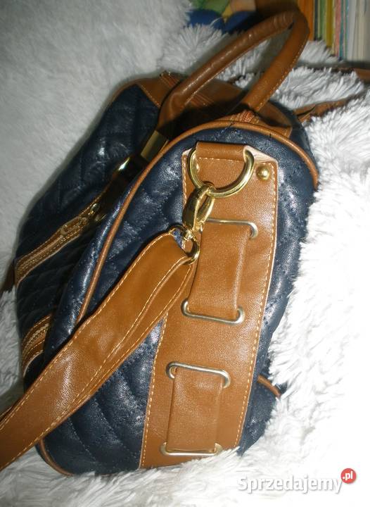 Torba damska skórzana granatowa Kraków