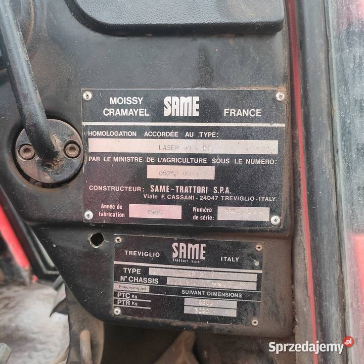 Traktor Same Laser 90 Napęd 4x4