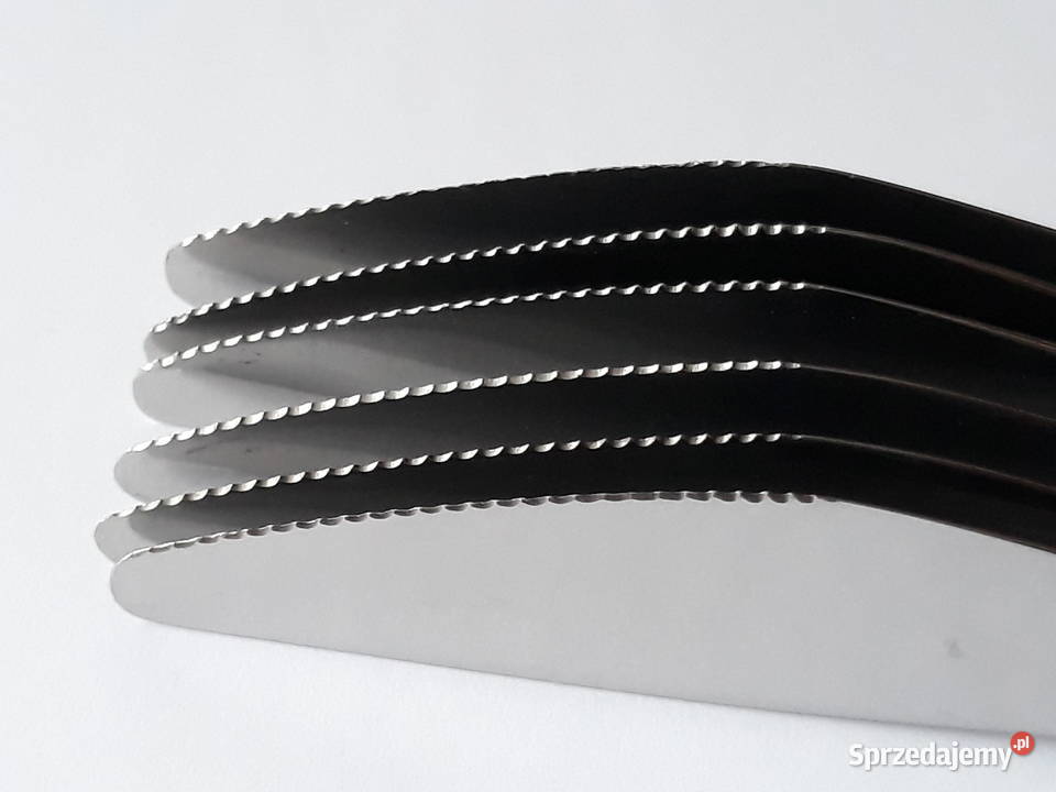 Noże obiadowe 3 PASECZKI PASKI Gerlach sztućce Dąbrowa Górnicza sprzedam