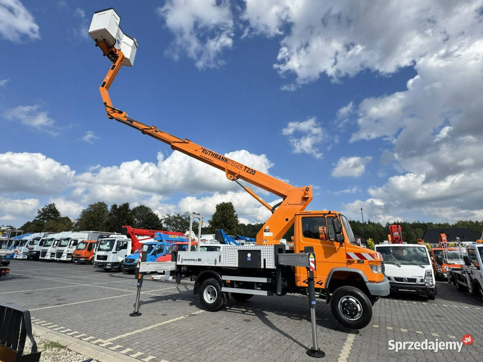Mercedes Vario 814 D 4x4 Zwyżka RUTHMANN STEIGER Widełki