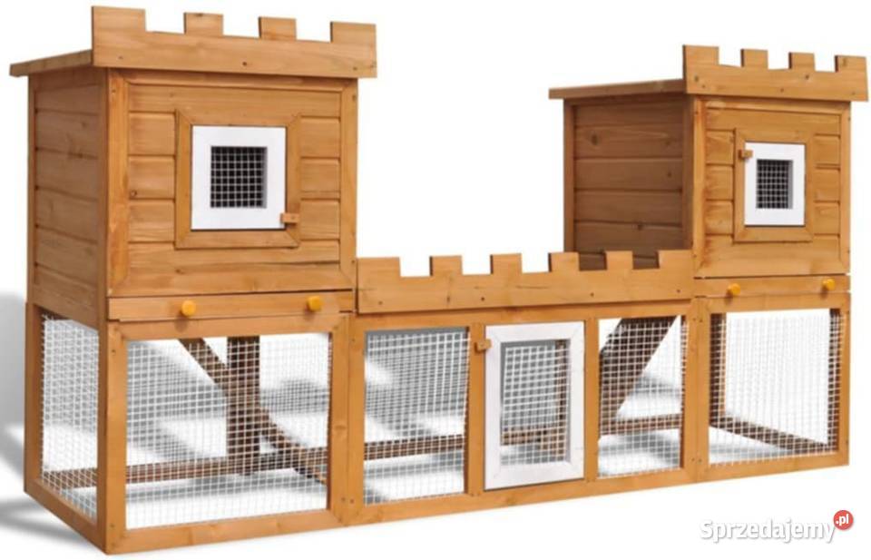 Duża klatka królików innych zwierząt 2poziomowa sprzedam