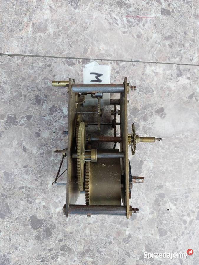 M084 Mechanizm starego zegara GB Gustav Becker Tczew