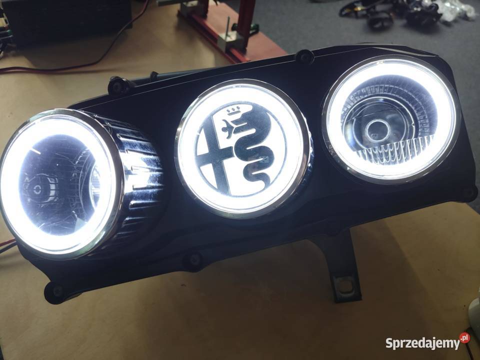 Reflektory Alfa Romeo 159 Brera H7 logo LED opolskie Kielcza