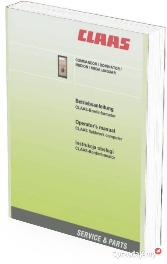 Instrukcja obsługi Claas Lexion 405 IMO katalog wielkopolskie