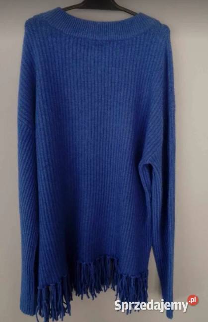 Sweter damski rozmiar SM prążek J5 niebieski Opole Lubelskie sprzedam