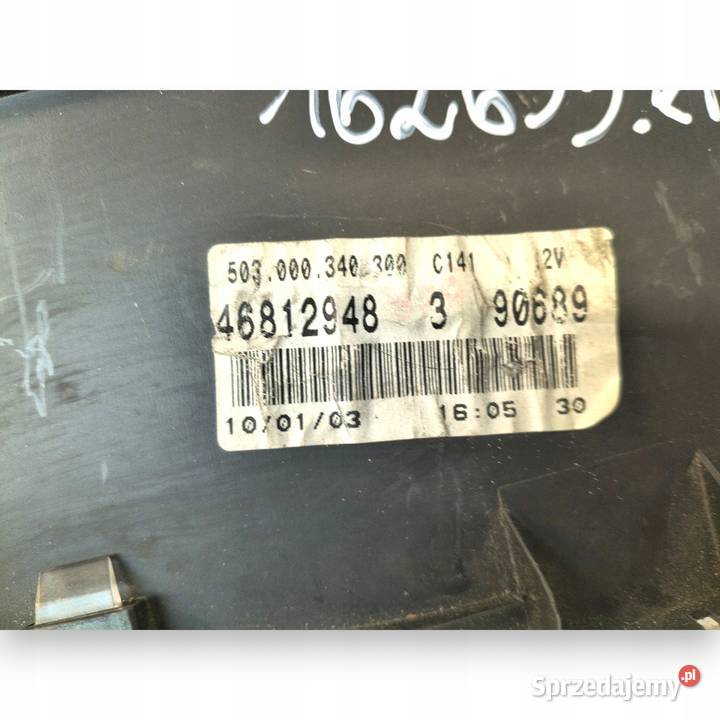 LICZNIK ZEGARY 46812948 Fiat Punto II LIFT 12 8V Chełm