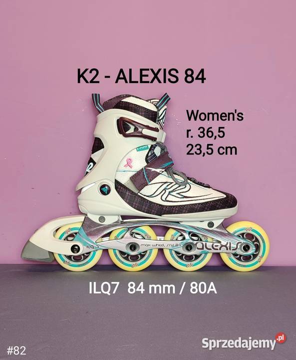 nowe rolki K2 kobiet model Alexis 84 ILQ7 małopolskie Jasień