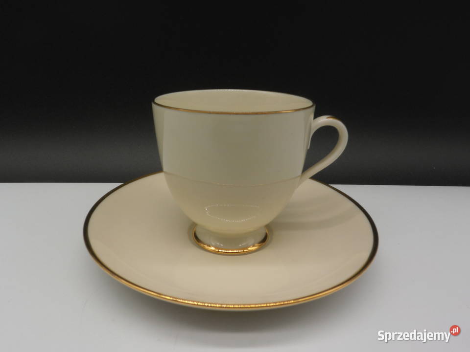 Filiżanka porcelanowa KSIĘŻNA FURSTENBERG ECRU wielkopolskie Raszków