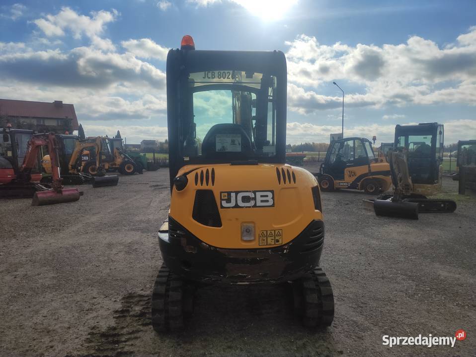 Minikoparka JCB 8026 CTS 2019r 2400mtg Ryżki sprzedam