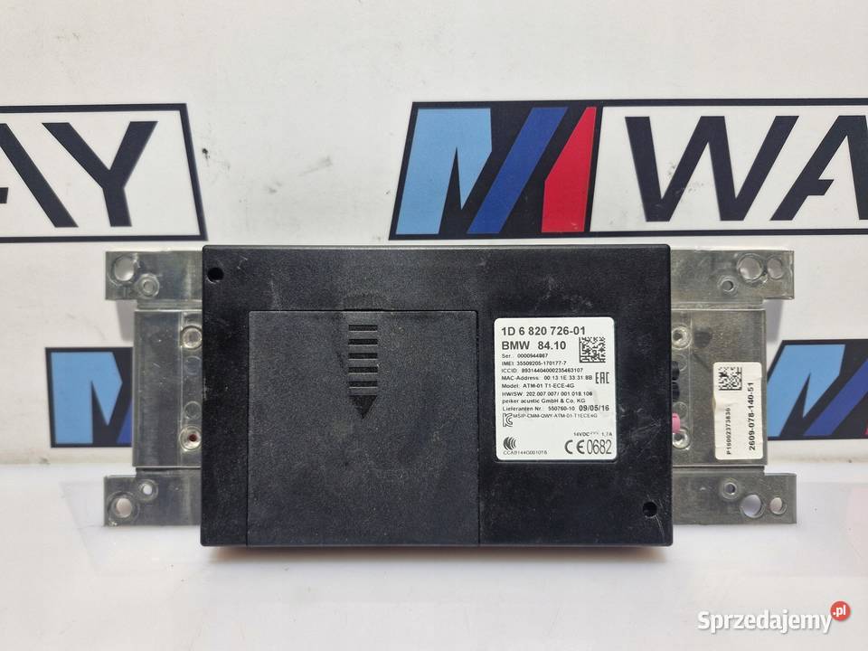 BMW M3 F80 MODUŁ STEROWNIK TELEMATIK 6820726