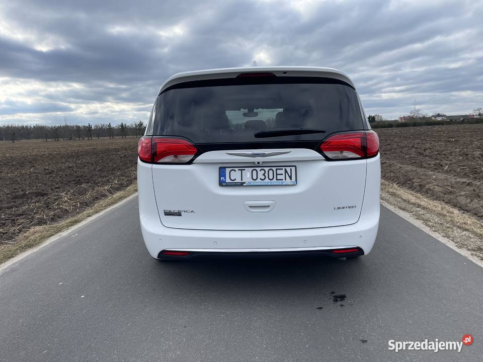 Chrysler Pacifica Limited 2020r bezwypadkowa Rok produkcji 2020 Toruń