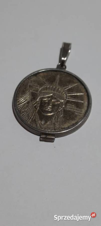 MEDAL 1986 LIBERTY 12 OZ AG 999 z ramką