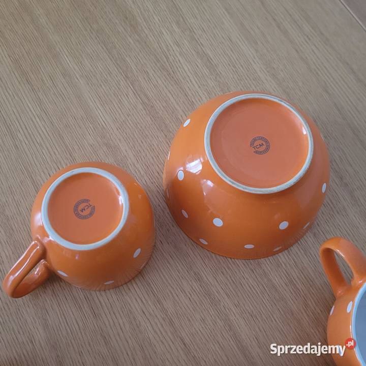 Zestaw dwojga 2 miseczki 2 kubki 2 talerzyki 4 Poznań