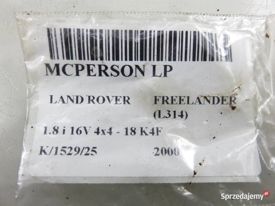 MCPERSON LEWY PRZEDNI LAND ROVER FREELANDER 18 i Motoryzacja