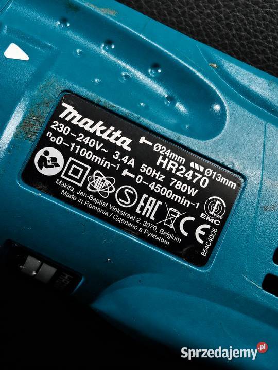 Młotowiertarka MAKITA HR2470 SDSPlus 780W Poddębice sprzedam