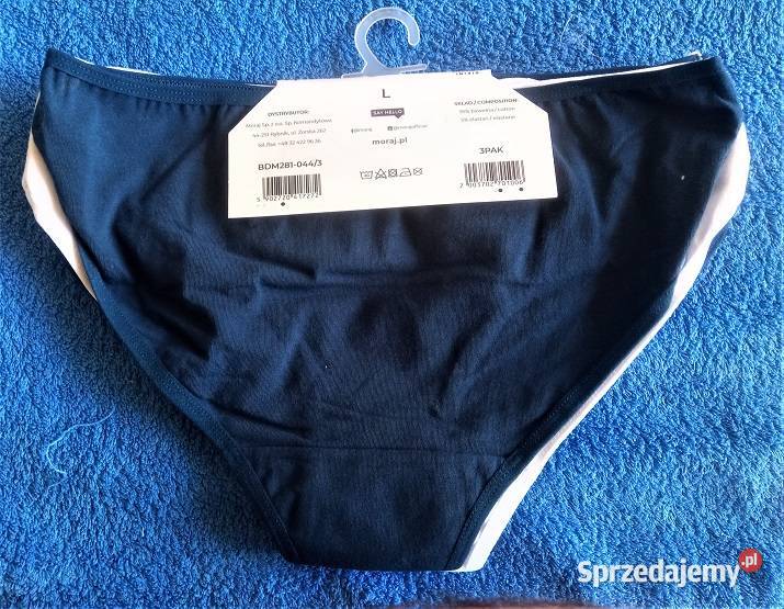 Majtki Figi Moraj damskie bawełniane r L x3 Warszawa sprzedam