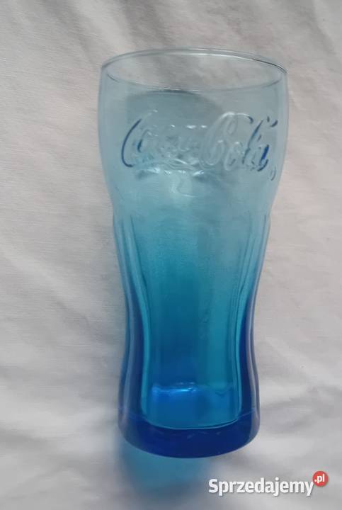 Kolekcjonerska niebieska szklanka Coca Cola sprzedam
