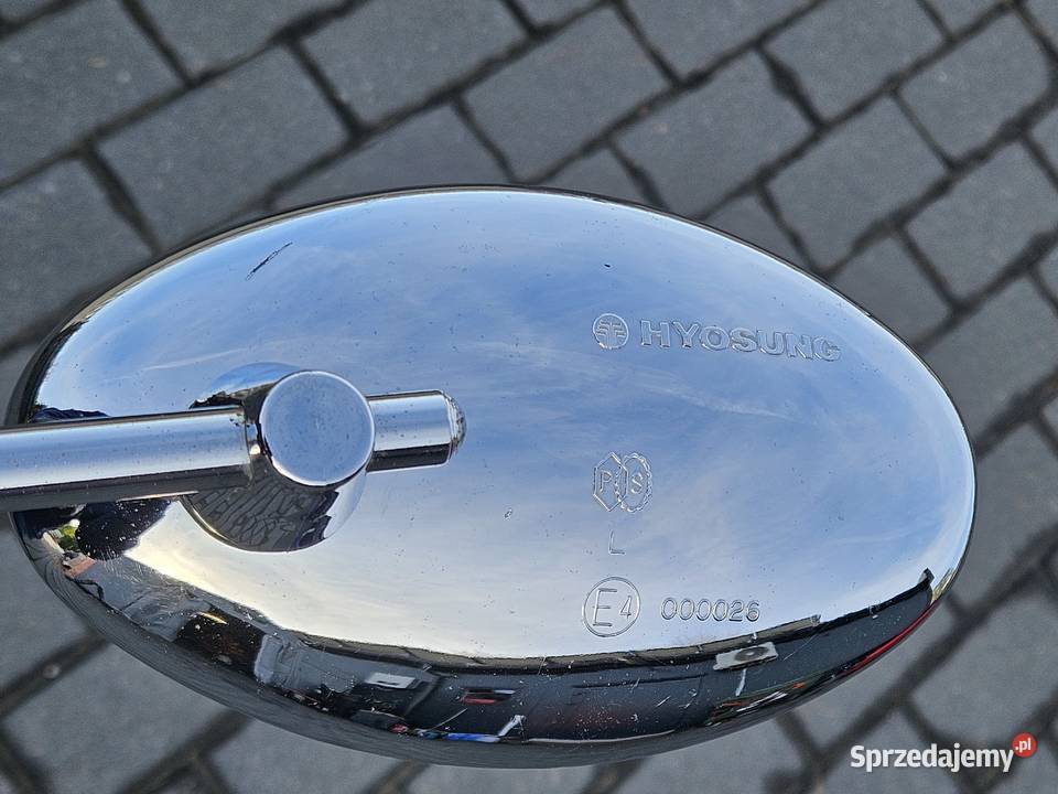 Lewe Lusterko Chromowane Oryginał Hyosung Aquila
