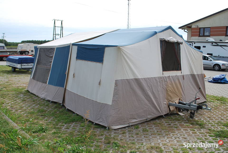 PRZYCZEPA KEMPINGOWA NAMIOTOWA CONWAY CORTINA Kempingowe Grzebowilk sprzedam